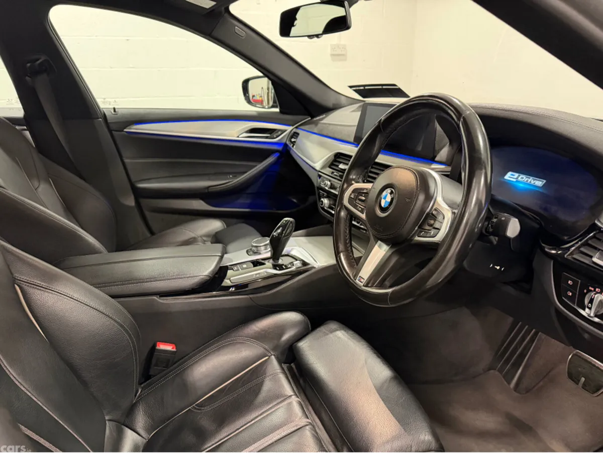 BMW 5-Series Saloon, Petrol Plug-in Hybrid, 2018, Grey