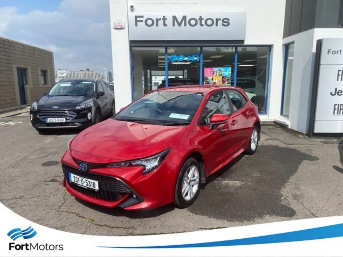 Toyota Corolla Hatchback, Petrol Hybrid, 2023, Red