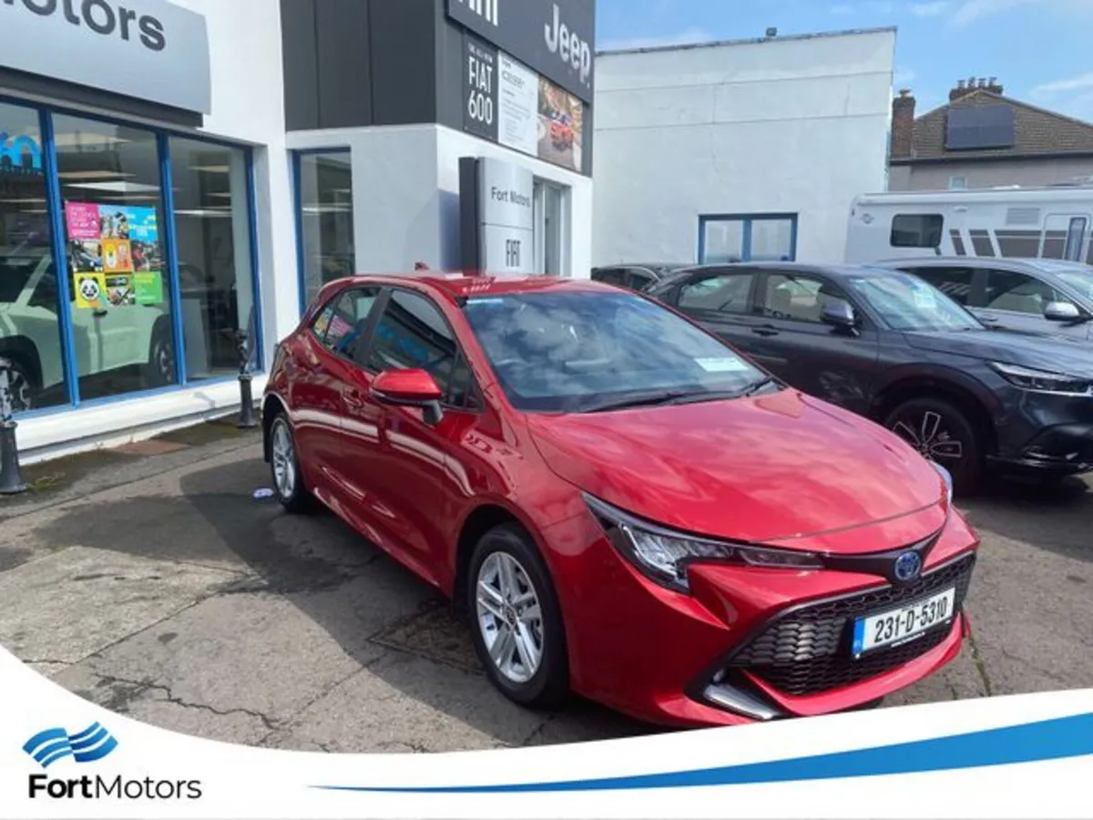 Toyota Corolla Hatchback, Petrol Hybrid, 2023, Red