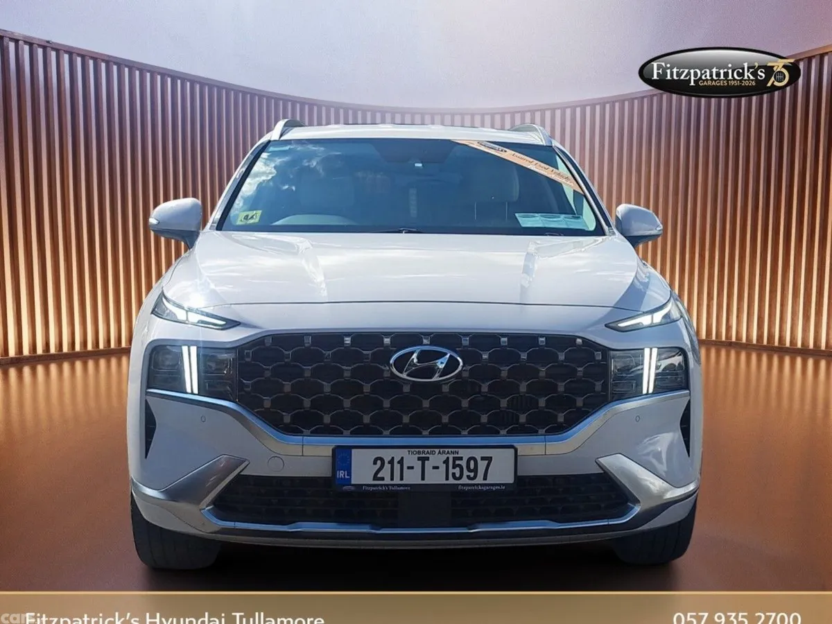 Hyundai Santa Fe SUV, Diesel, 2021, White