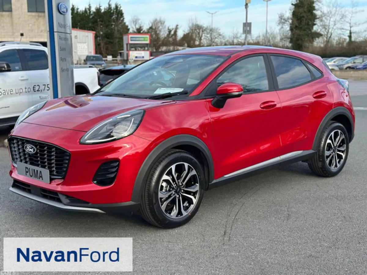 Ford Puma SUV, Petrol Hybrid, 2027, Red