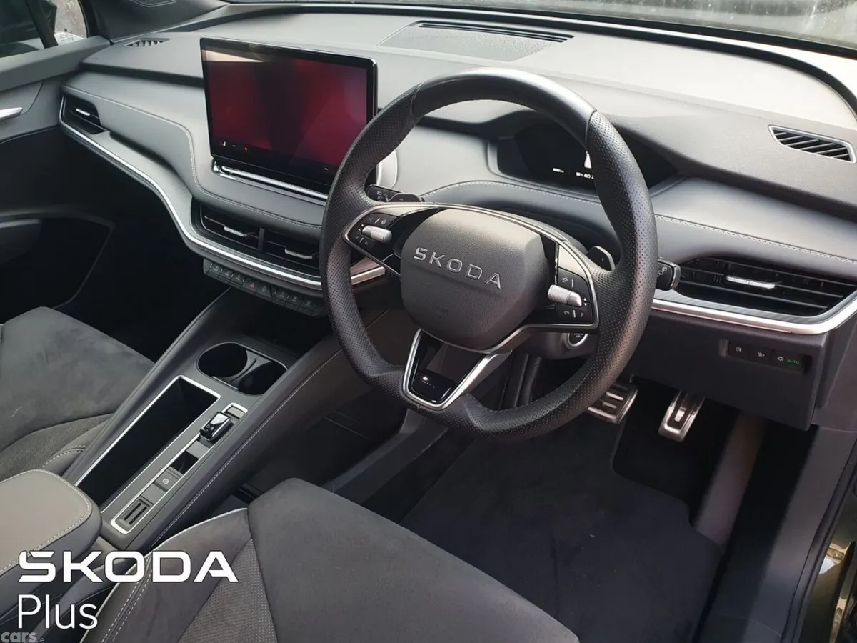 Skoda Enyaq SUV, Electric, 2025, Green