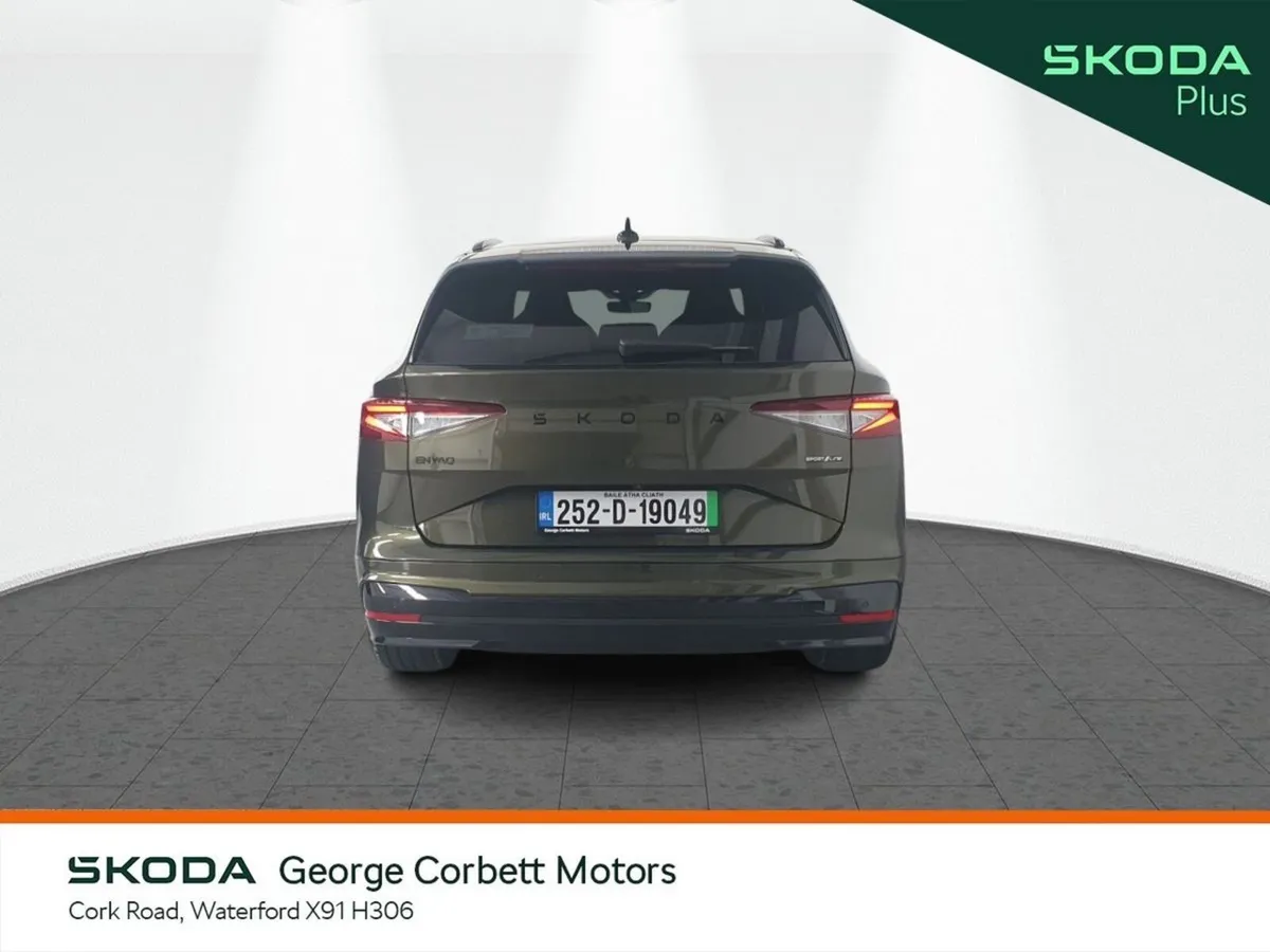 Skoda Enyaq SUV, Electric, 2025, Green