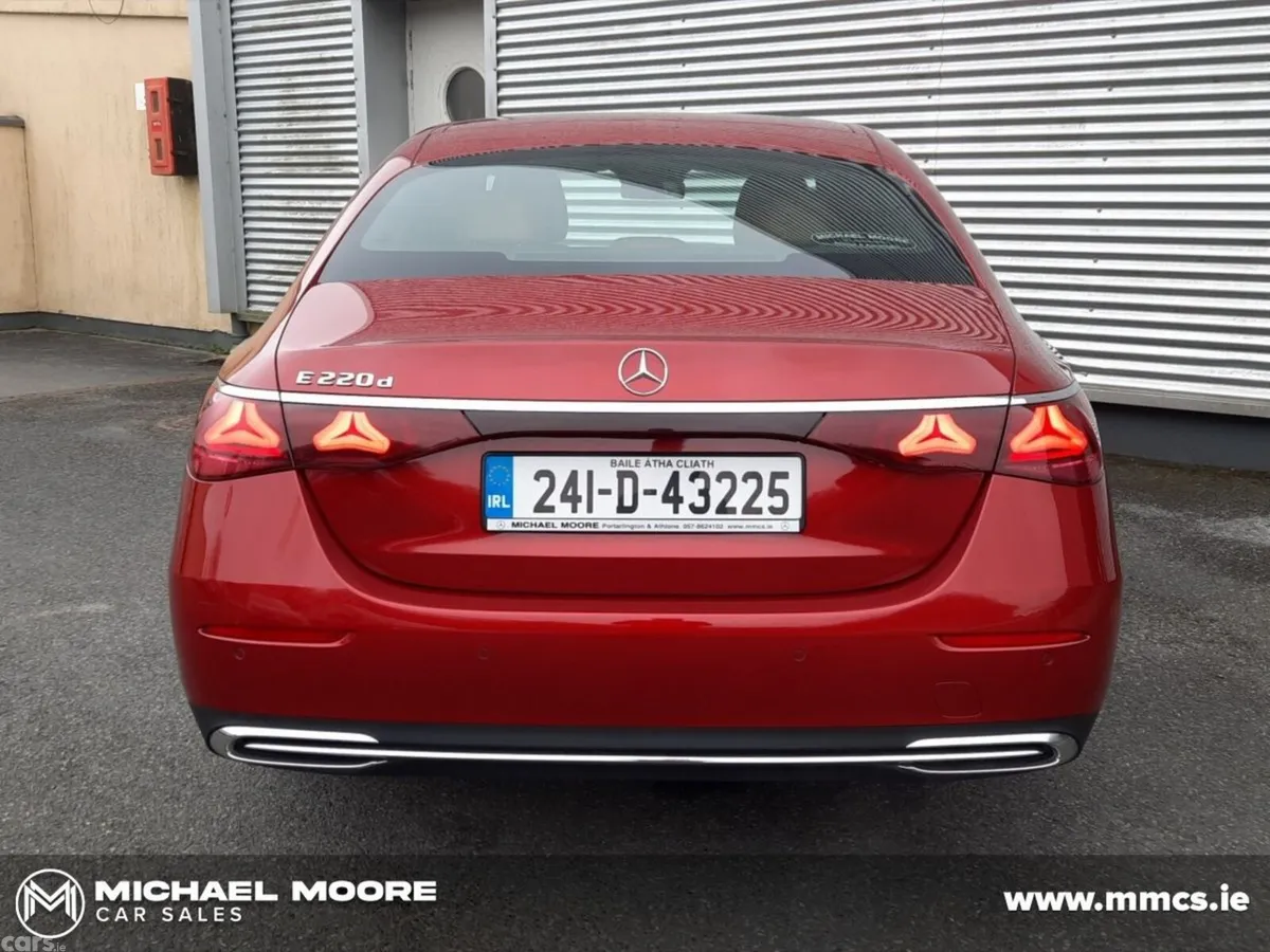 Mercedes-Benz E-Class Saloon, Diesel Hybrid, 2024, Red