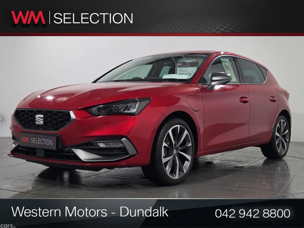 SEAT Leon Hatchback, Petrol Plug-in Hybrid, 2025, Red