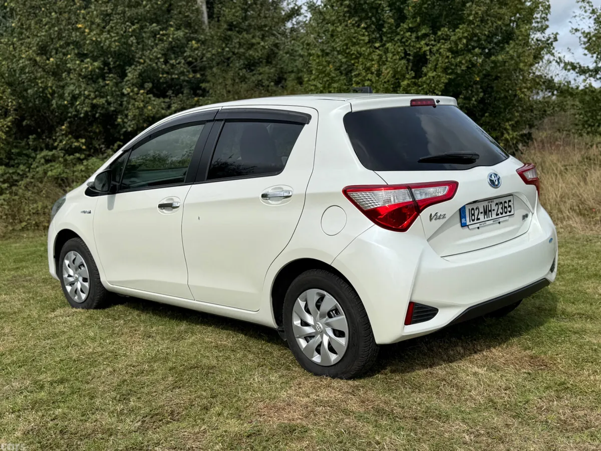 Toyota Vitz Hatchback, Petrol Hybrid, 2018, White