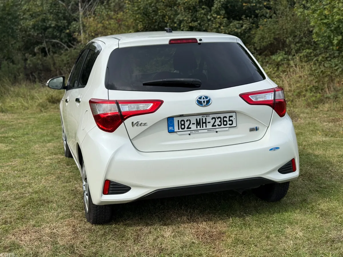 Toyota Vitz Hatchback, Petrol Hybrid, 2018, White