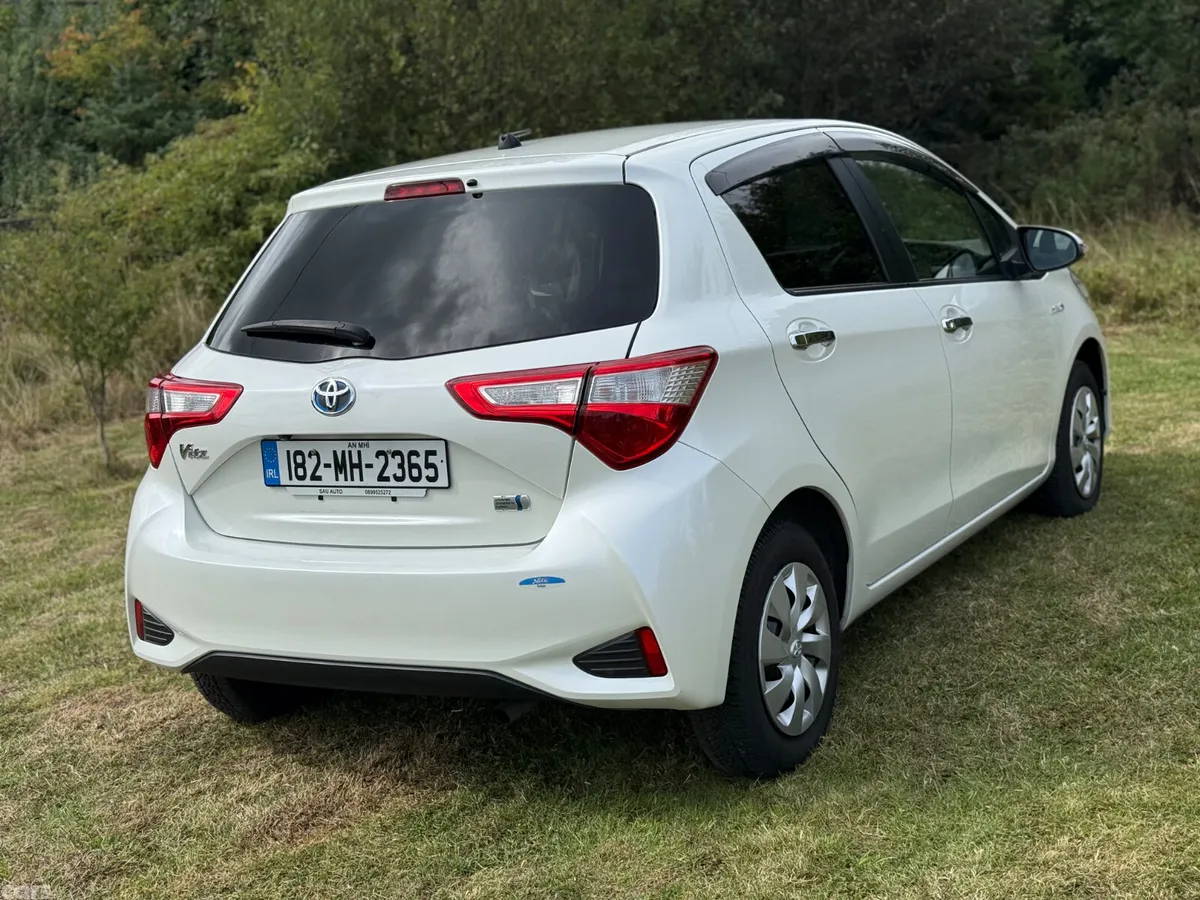 Toyota Vitz Hatchback, Petrol Hybrid, 2018, White