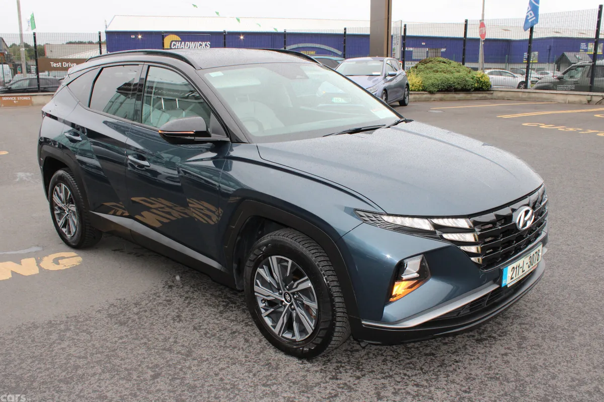 Hyundai Tucson SUV, Petrol Hybrid, 2021, Blue