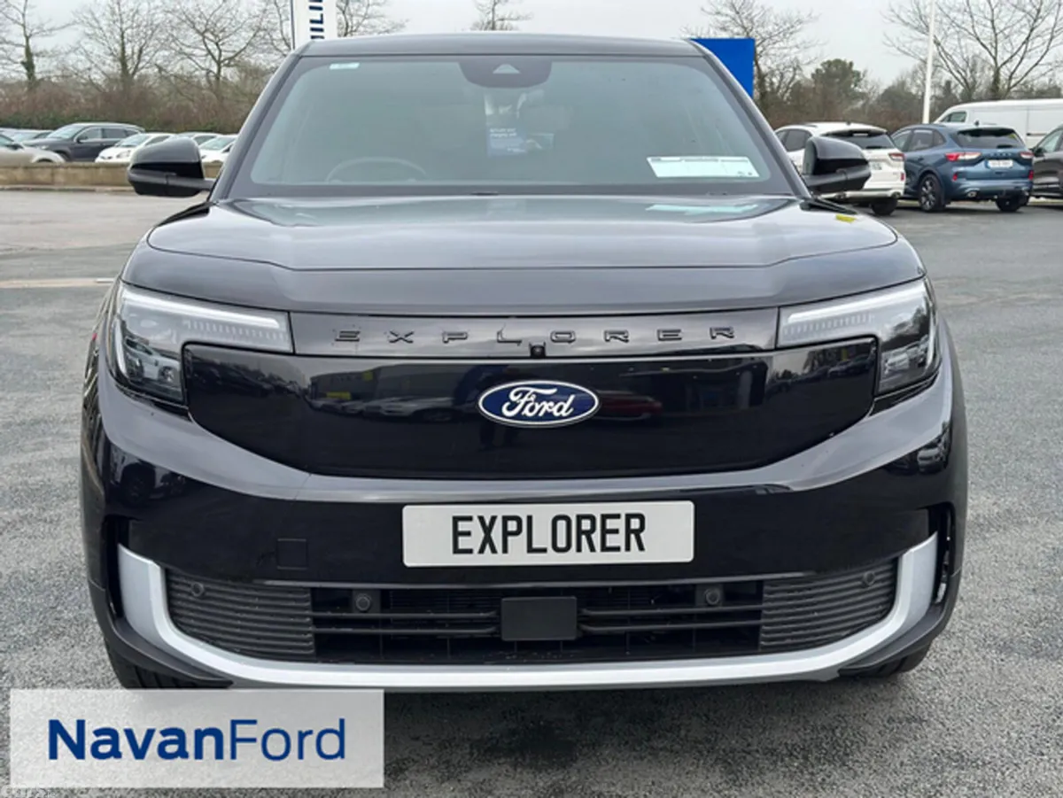 Ford Explorer SUV, Electric, 2027, Black