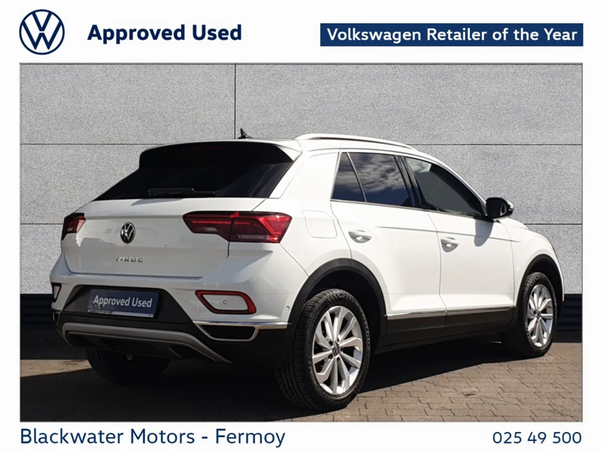 Volkswagen T-Roc SUV, Petrol, 2023, White