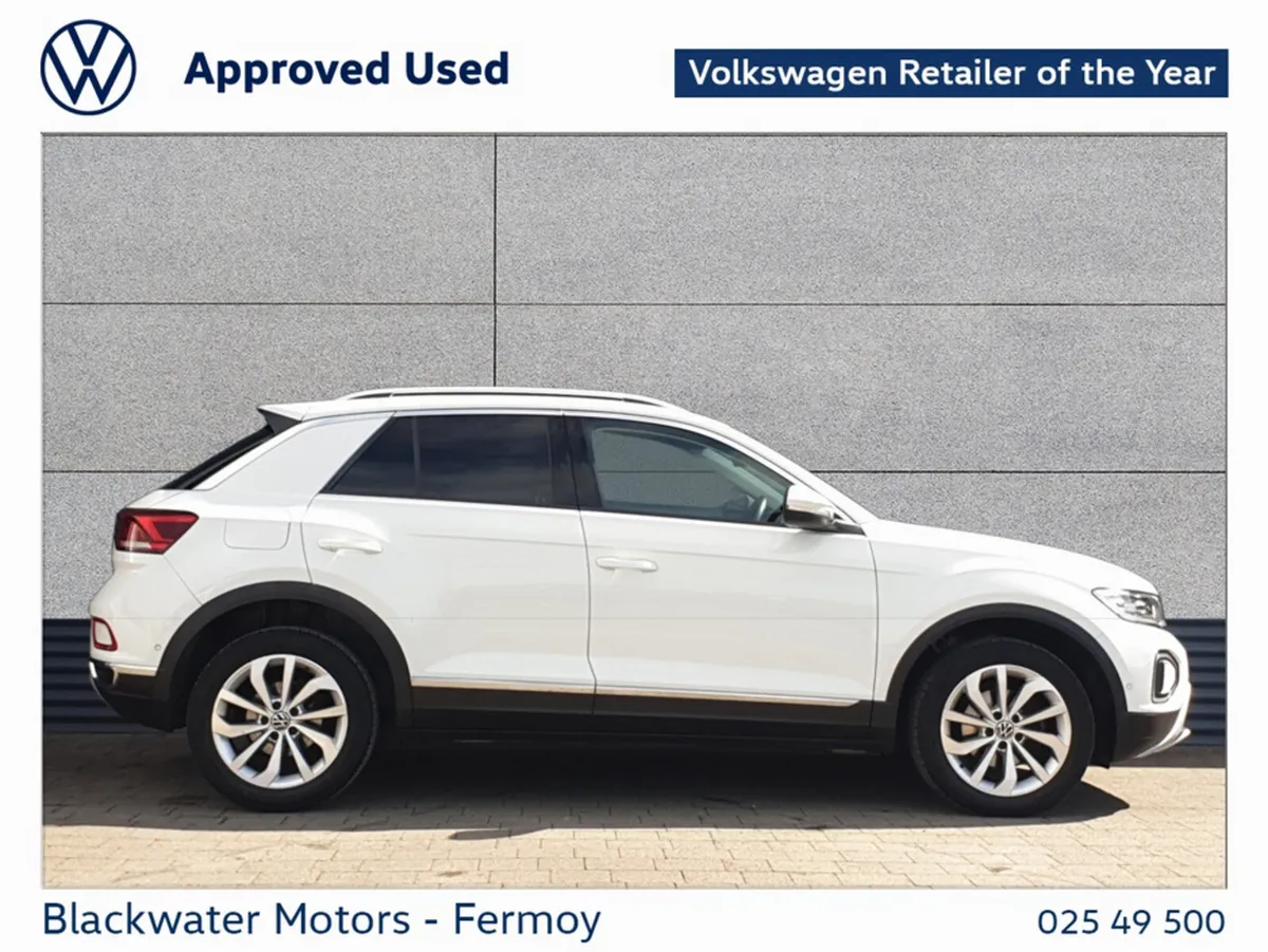 Volkswagen T-Roc SUV, Petrol, 2023, White