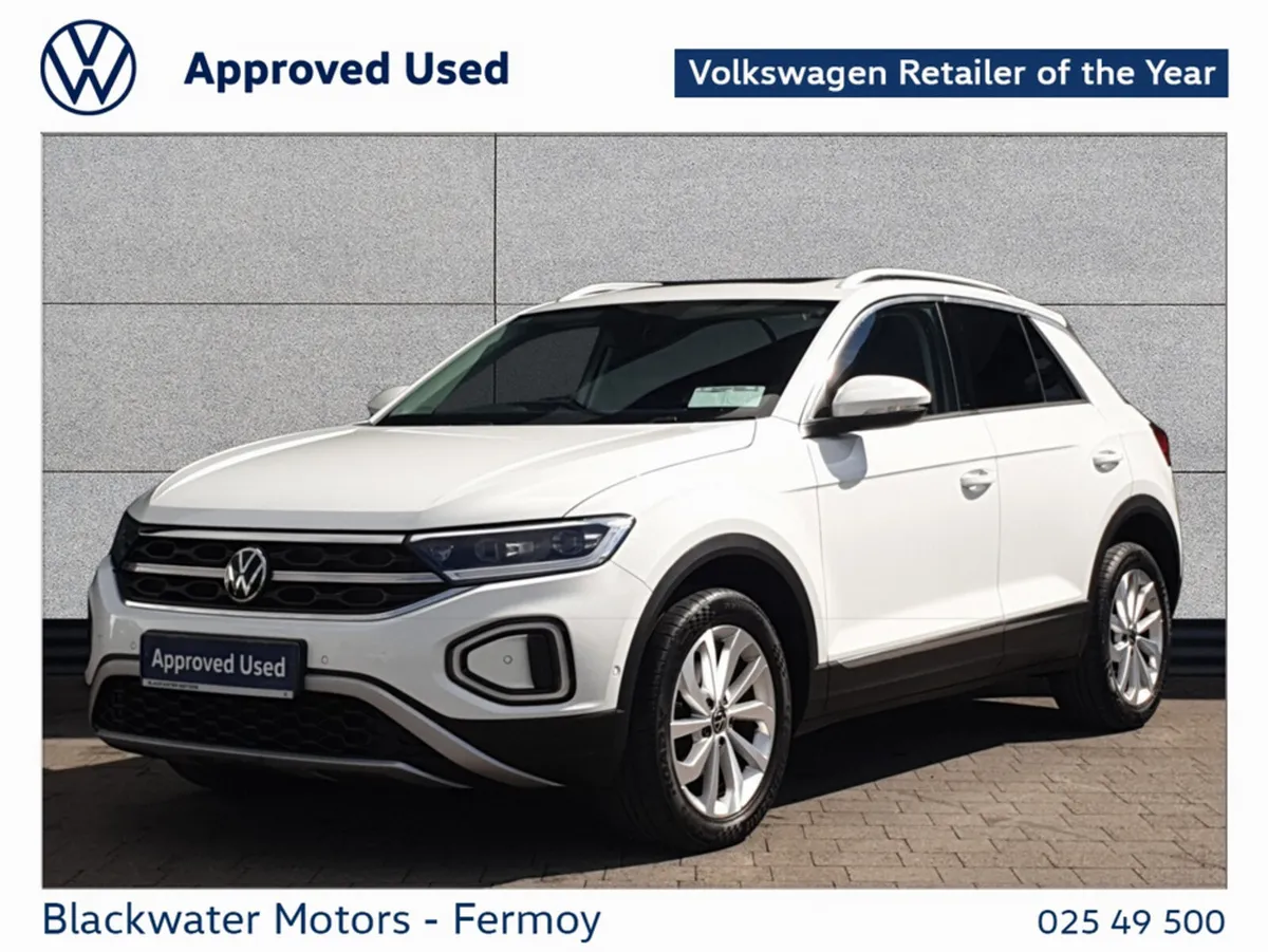 Volkswagen T-Roc SUV, Petrol, 2023, White
