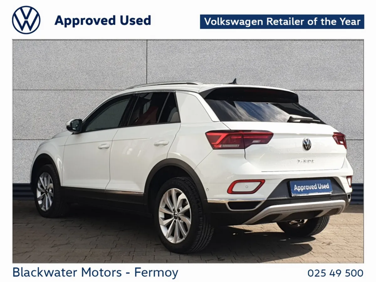 Volkswagen T-Roc SUV, Petrol, 2023, White