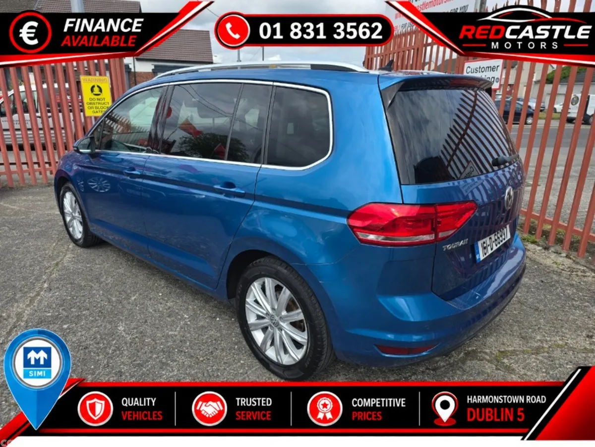 Volkswagen Touran MPV, Diesel, 2016, Blue