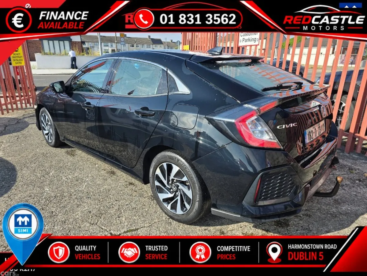 Honda Civic Hatchback, Petrol, 2018, Black