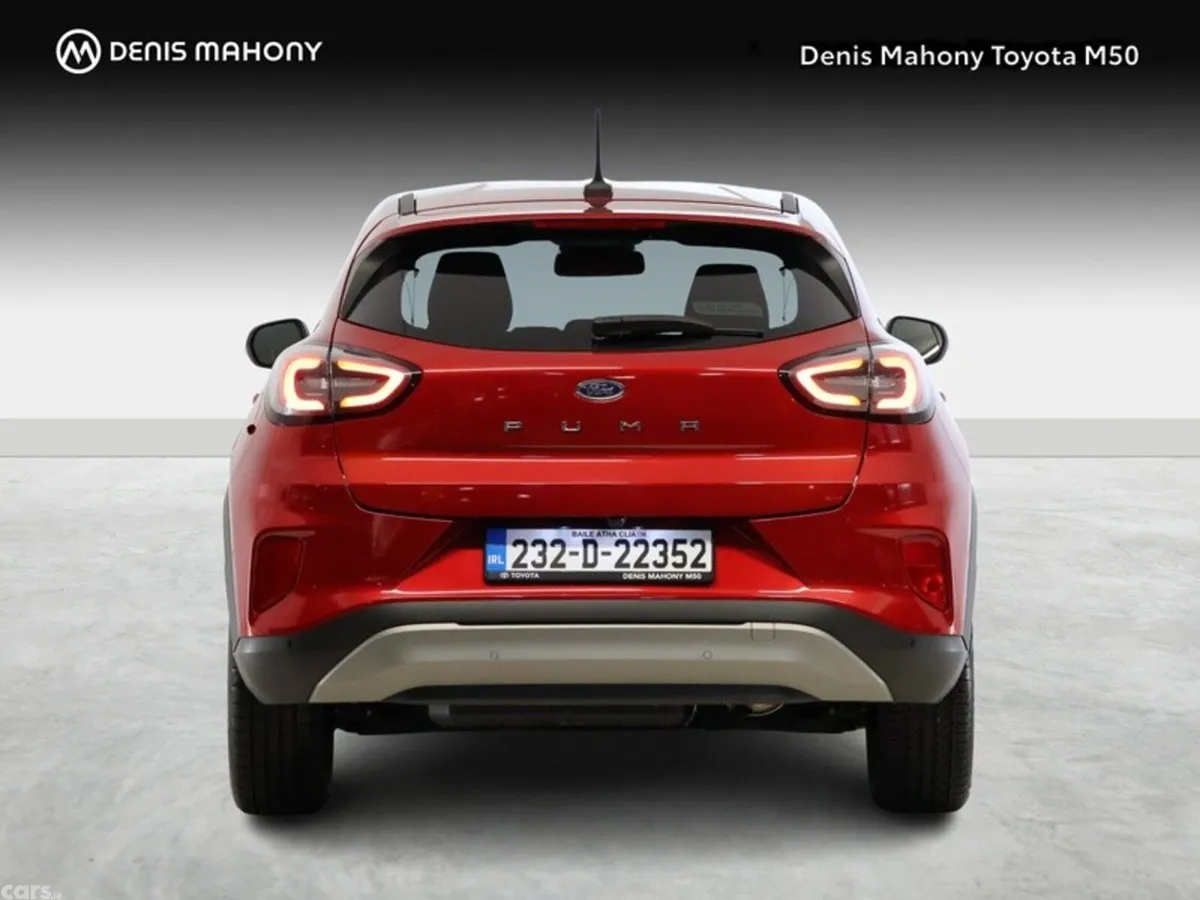 Ford Puma SUV, Petrol Hybrid, 2023, Red