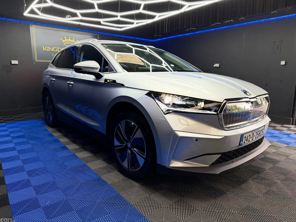 Skoda Enyaq Estate, Electric, 2024, Silver