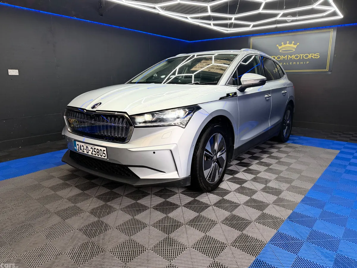 Skoda Enyaq Estate, Electric, 2024, Silver
