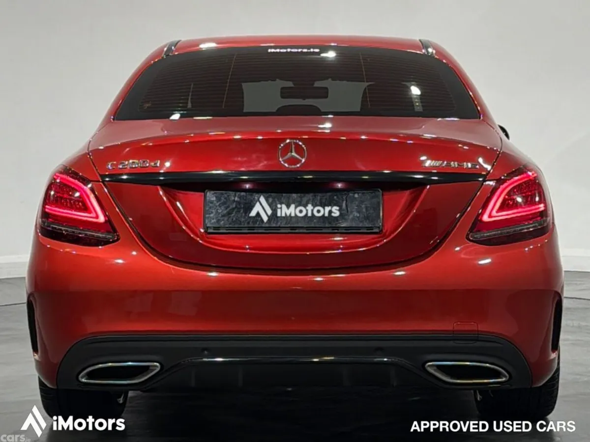 Mercedes-Benz C-Class Saloon, Diesel, 2019, Red