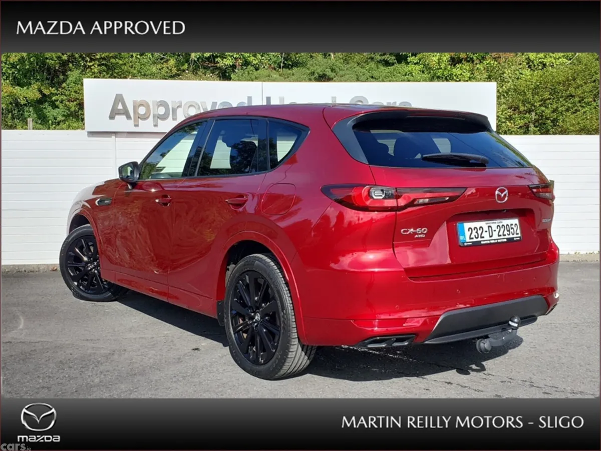 Mazda CX-60 SUV, Petrol Plug-in Hybrid, 2023, Red