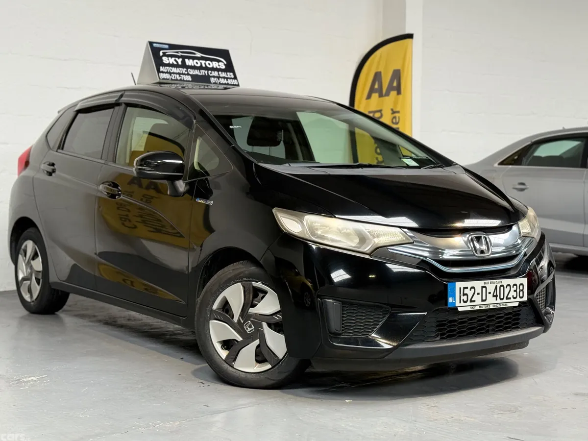 Honda Fit Hatchback, Petrol Hybrid, 2015, Black