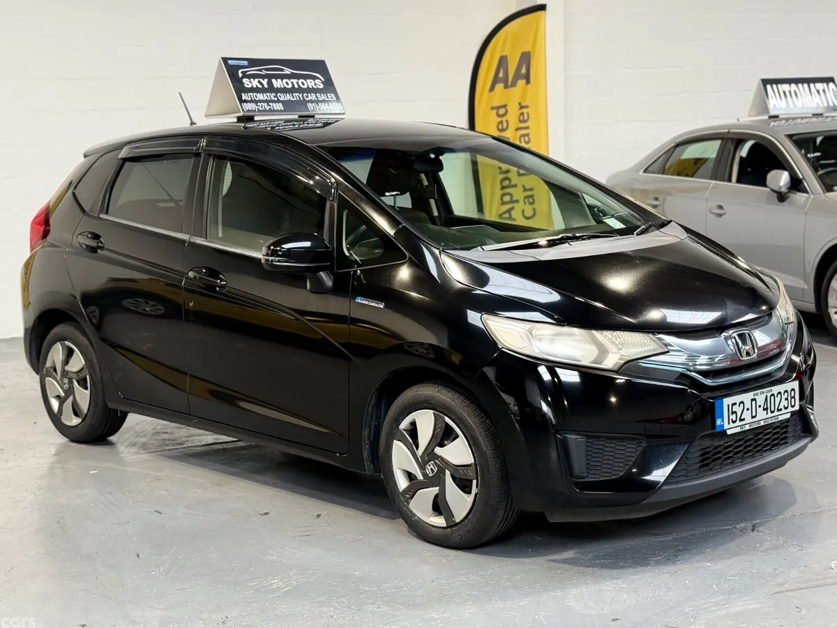 Honda Fit Hatchback, Petrol Hybrid, 2015, Black