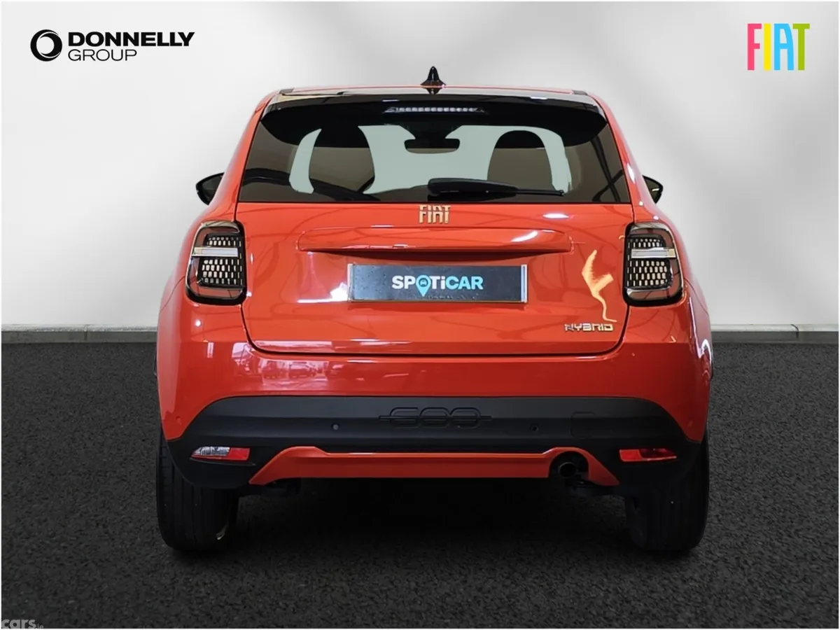 Fiat 600 Hatchback, Petrol, 2025, Orange