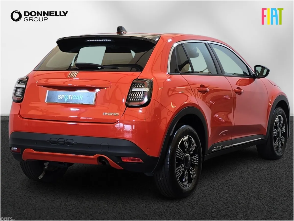 Fiat 600 Hatchback, Petrol, 2025, Orange
