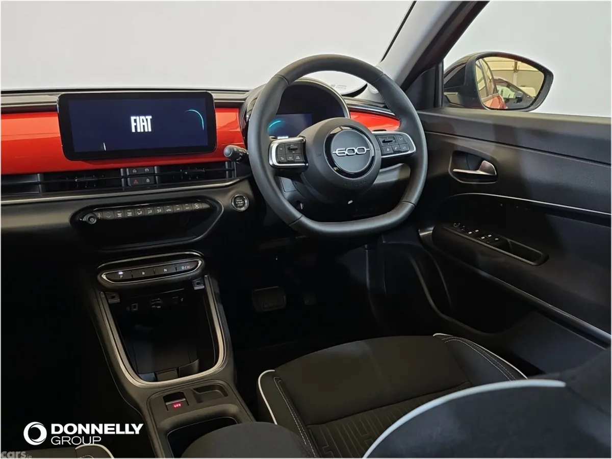 Fiat 600 Hatchback, Petrol, 2025, Orange