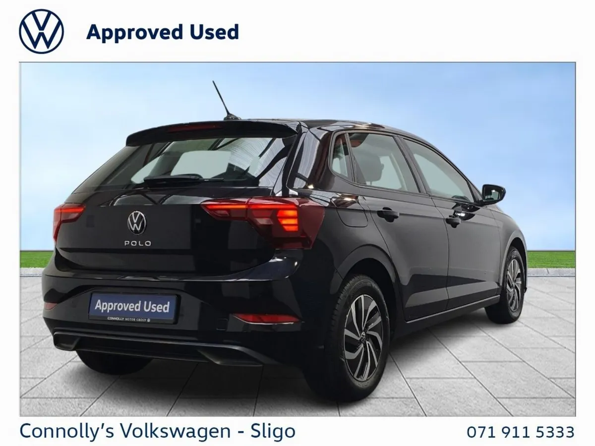 Volkswagen Polo Hatchback, Petrol, 2023, Black