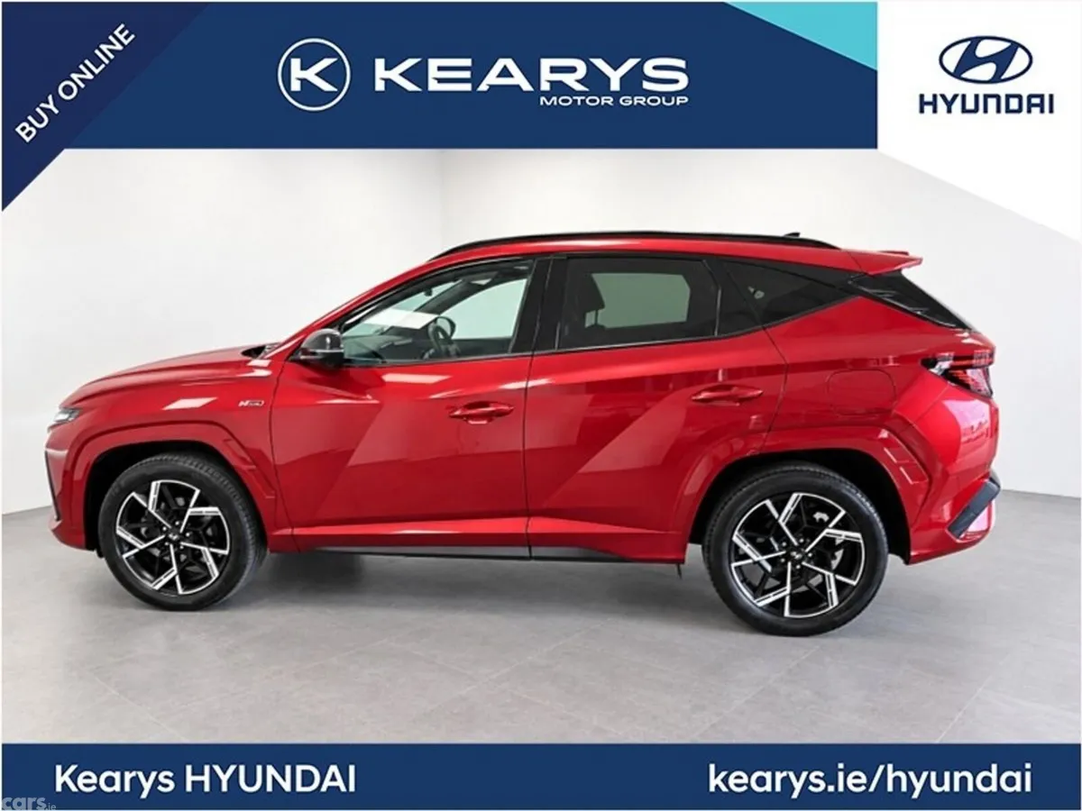 Hyundai Tucson SUV, Petrol Plug-in Hybrid, 2024, Red