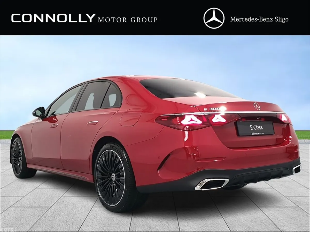 Mercedes-Benz E-Class Saloon, Diesel Plug-in Hybrid, 2026, Red