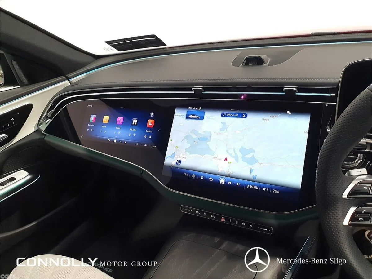Mercedes-Benz E-Class Saloon, Diesel Plug-in Hybrid, 2026, Red