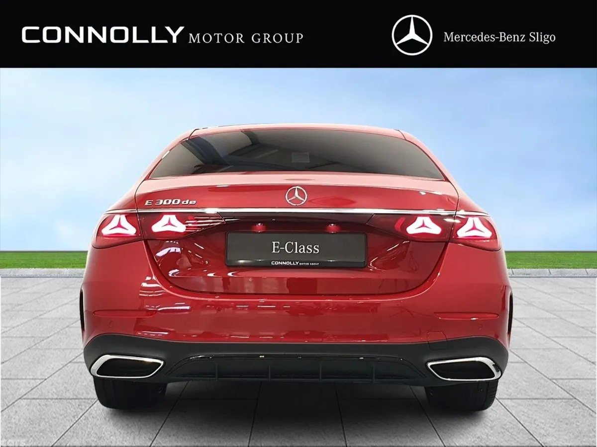 Mercedes-Benz E-Class Saloon, Diesel Plug-in Hybrid, 2026, Red