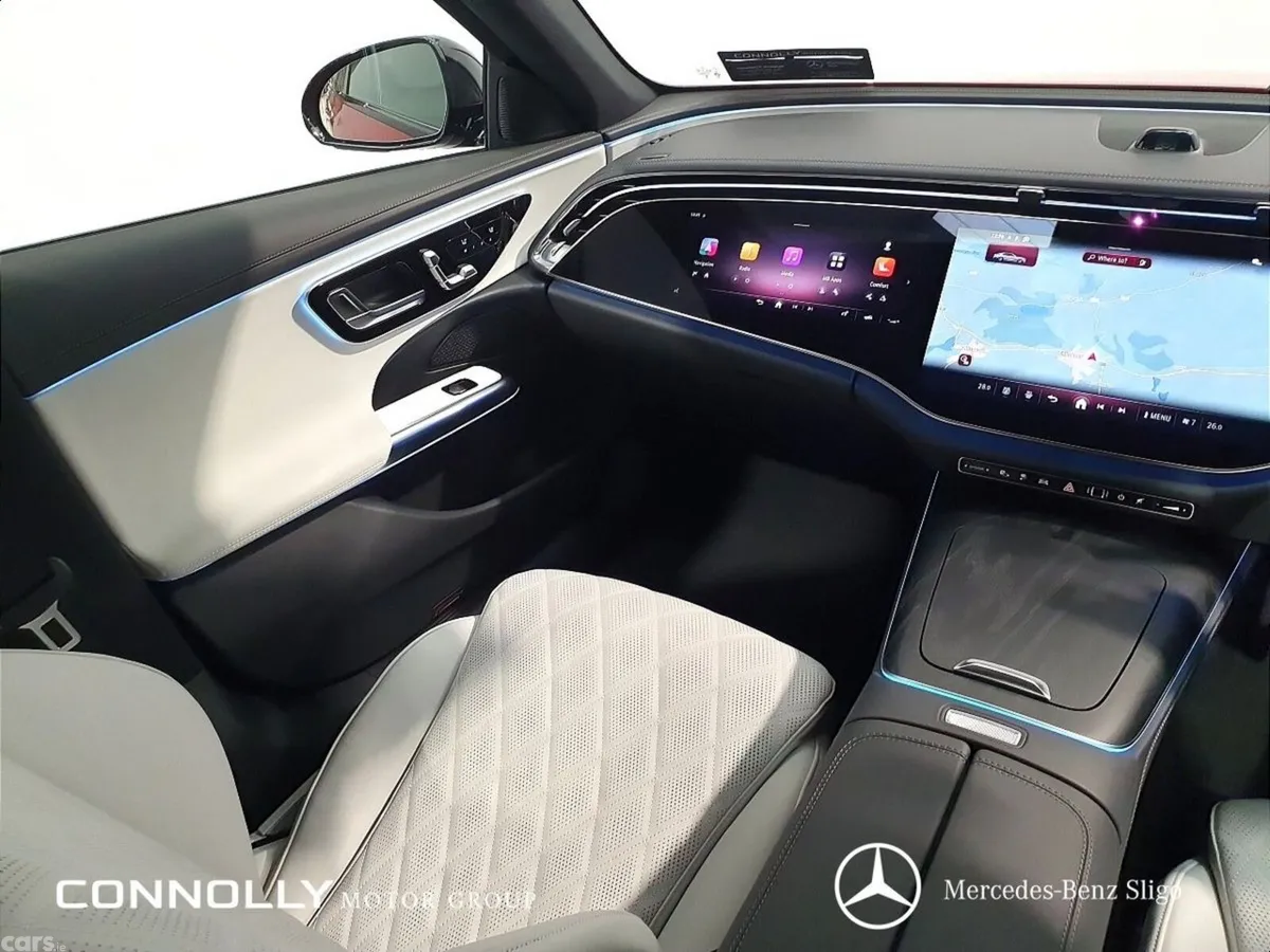 Mercedes-Benz E-Class Saloon, Diesel Plug-in Hybrid, 2026, Red
