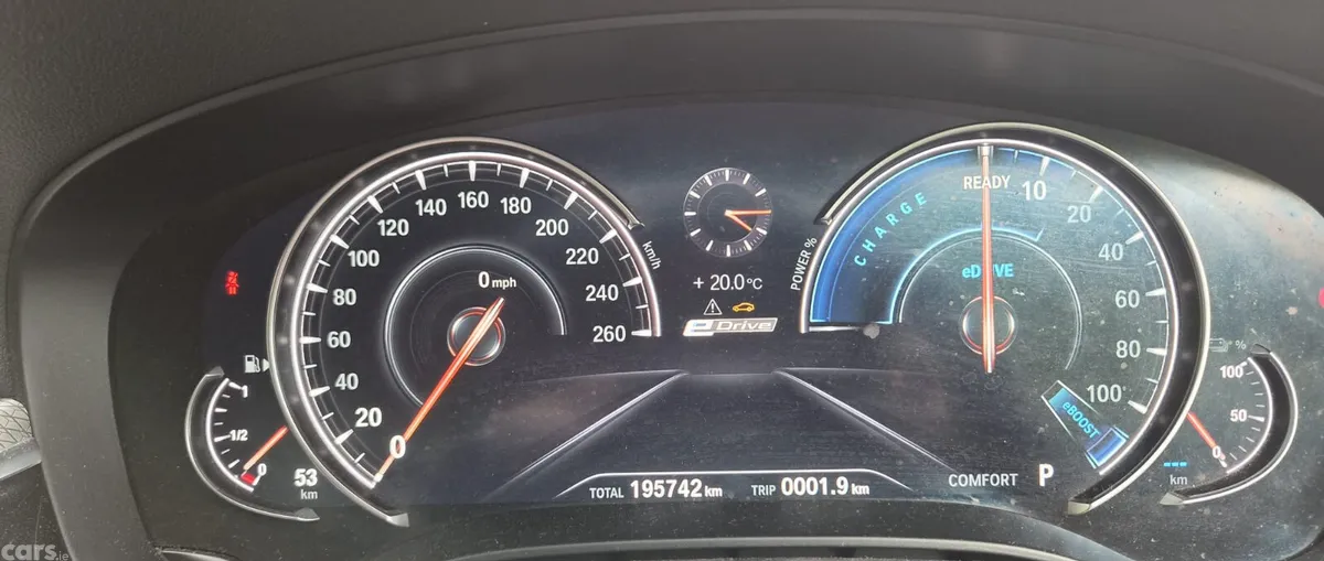 BMW 5-Series Saloon, Petrol Plug-in Hybrid, 2018, Black