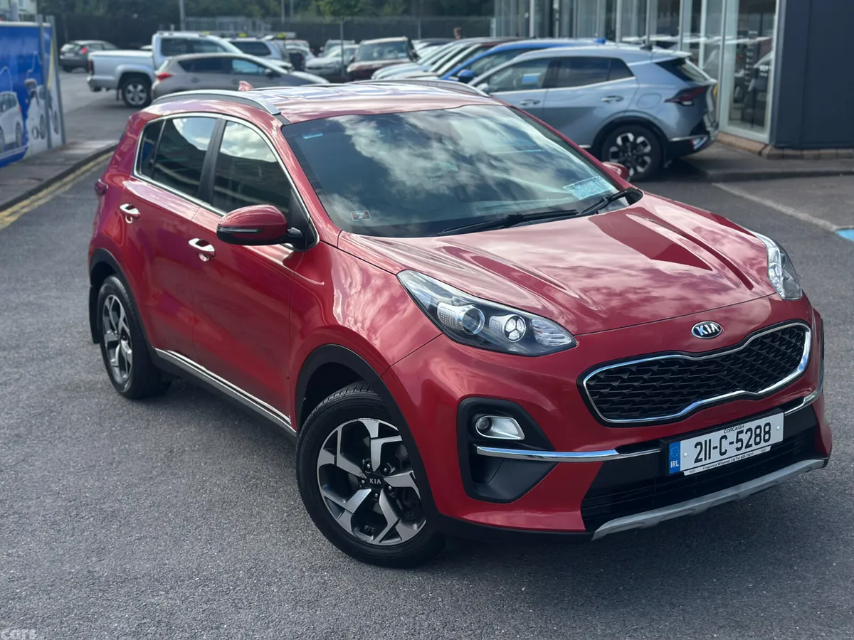 Kia Sportage SUV, Diesel Hybrid, 2021, Red