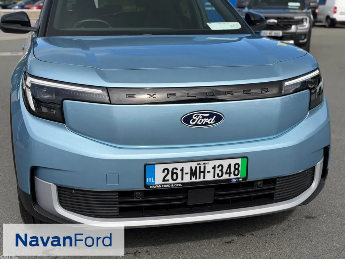 Ford Explorer SUV, Electric, 2026, Blue