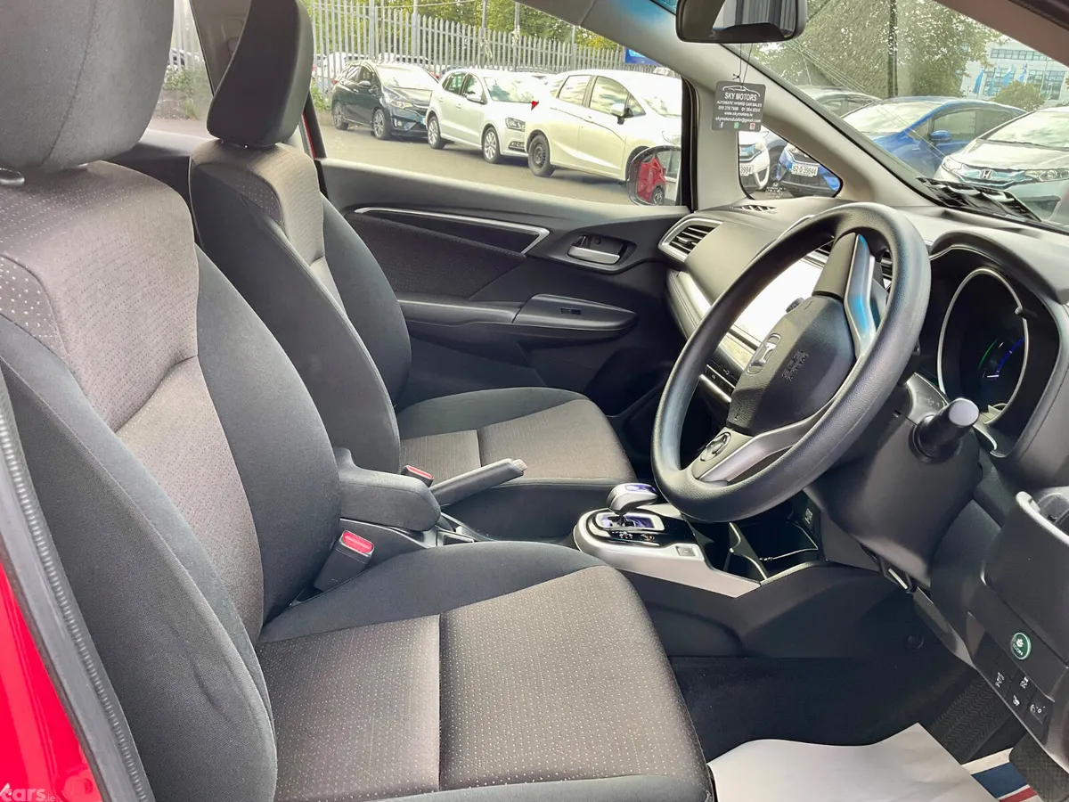 Honda Fit Hatchback, Petrol Hybrid, 2016, Red