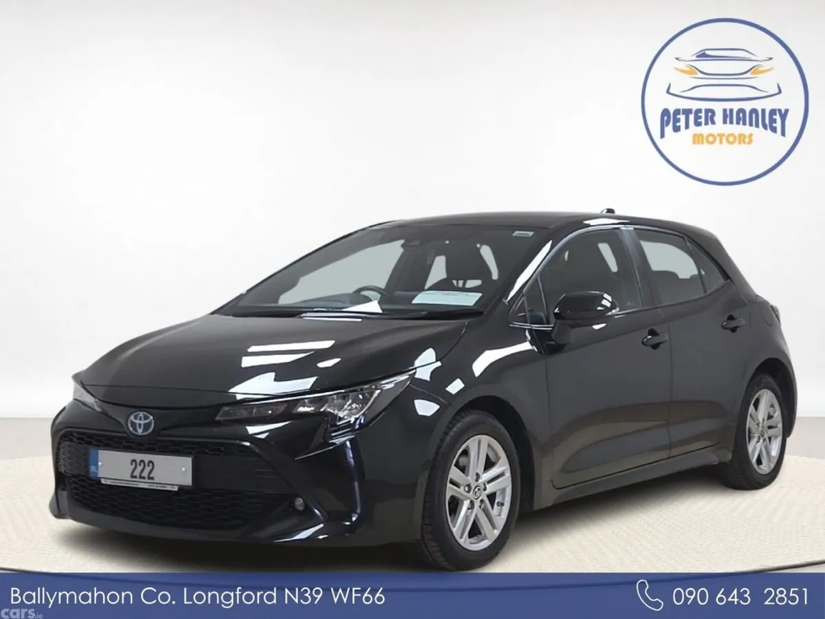 Toyota Corolla Hatchback, Petrol Hybrid, 2022, Black
