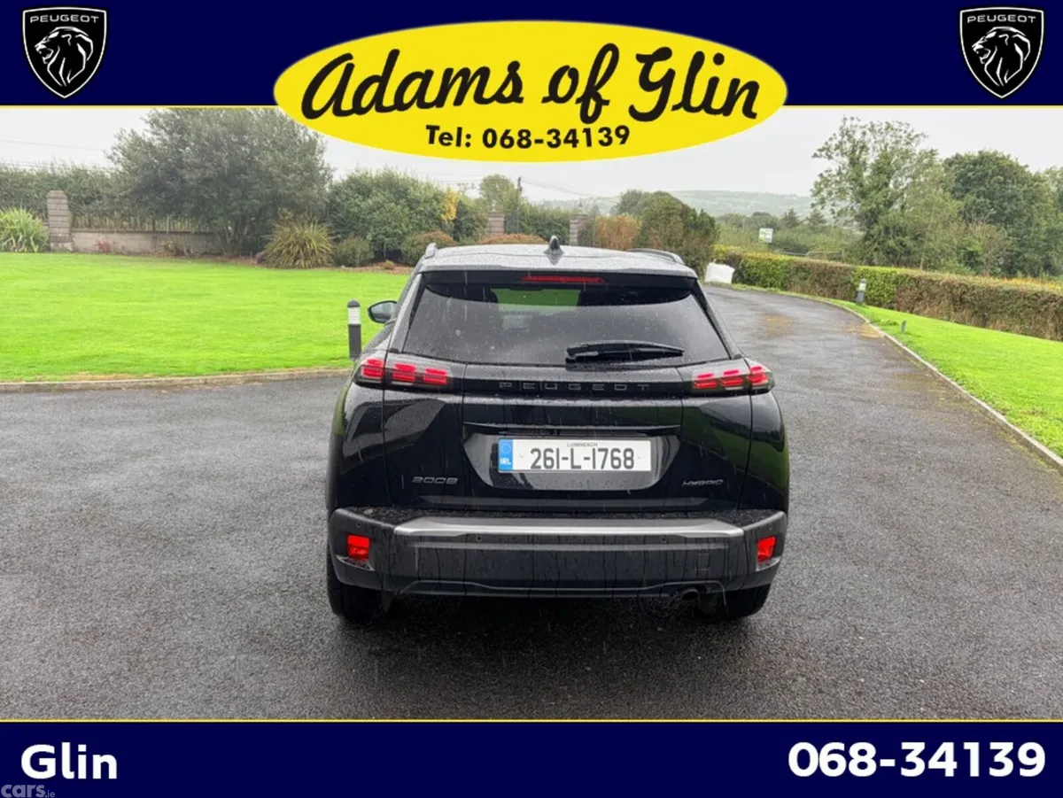 Peugeot 2008 SUV, Petrol Hybrid, 2026, Black