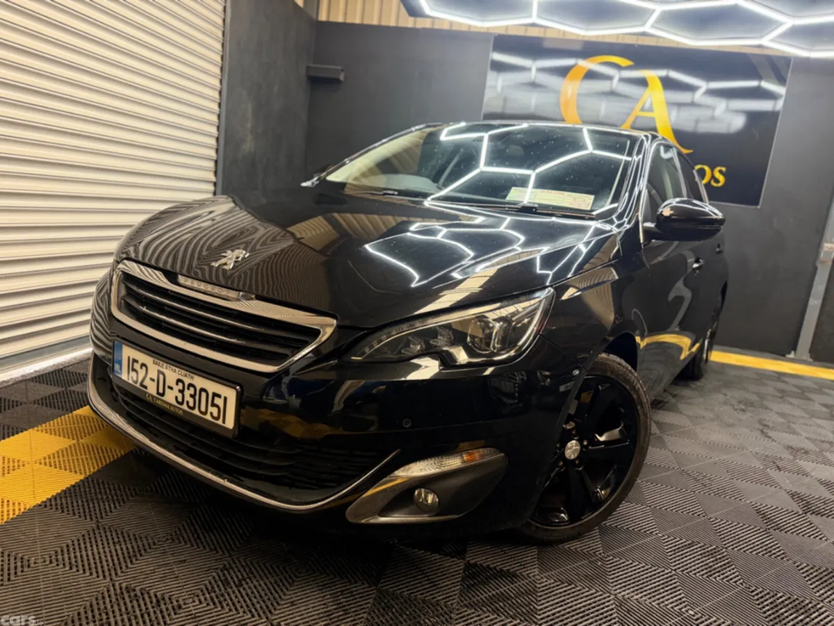 Peugeot 308 Hatchback, Petrol, 2015, Black