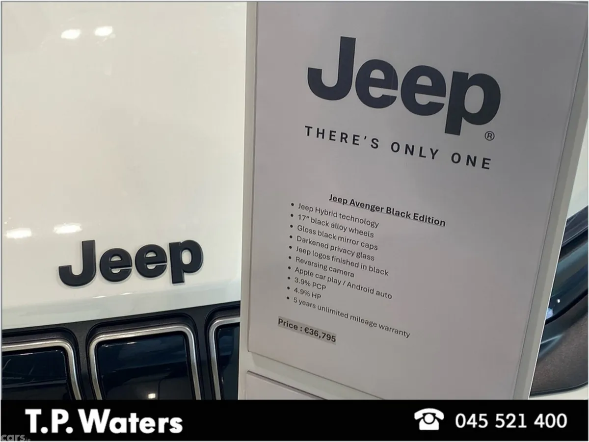 Jeep Avenger SUV, Petrol Hybrid, 2027, White