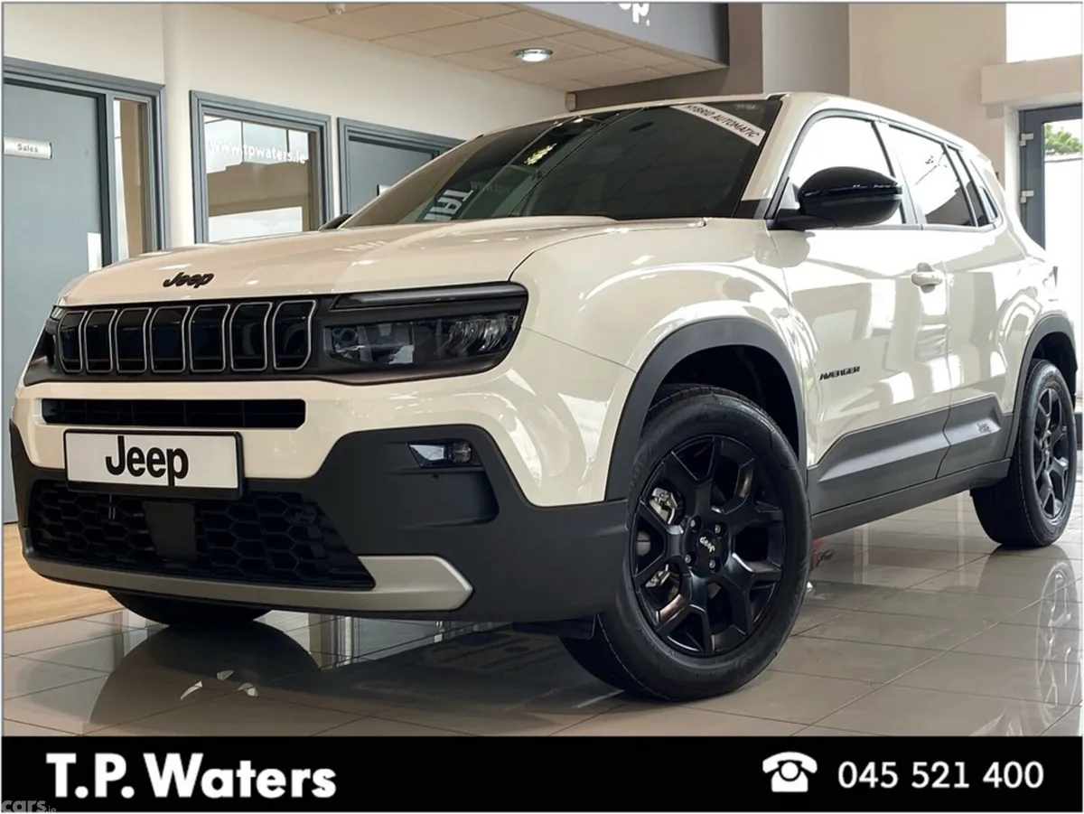 Jeep Avenger SUV, Petrol Hybrid, 2027, White