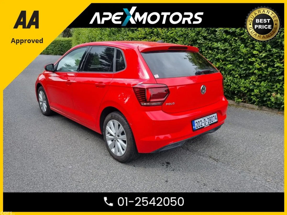 Volkswagen Polo Hatchback, Petrol, 2020, Red