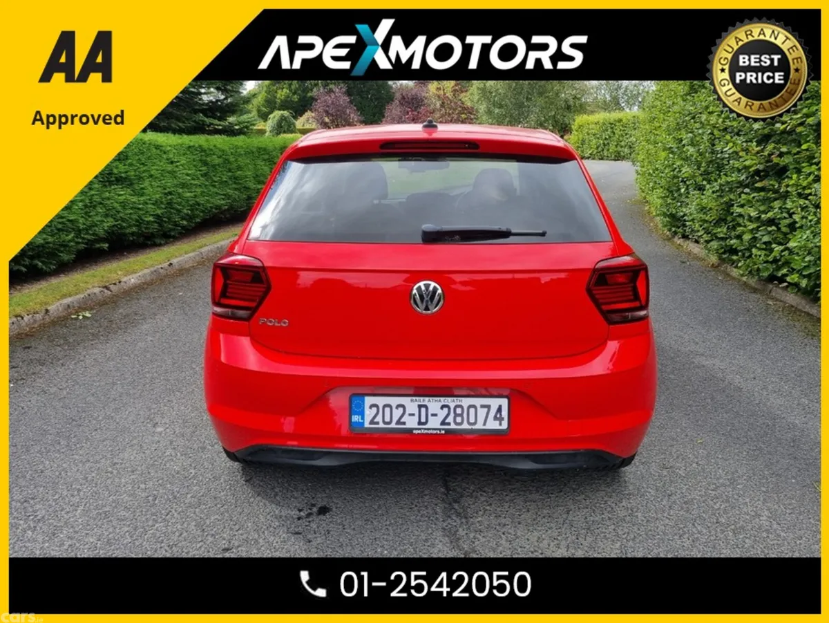 Volkswagen Polo Hatchback, Petrol, 2020, Red