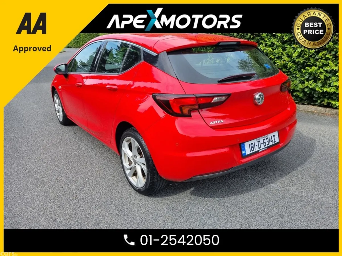 Opel Astra Hatchback, Petrol, 2018, Red