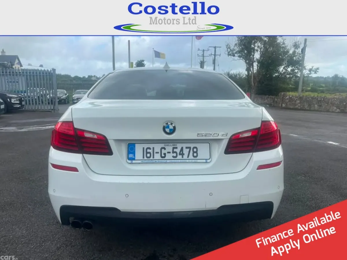 BMW 5-Series Saloon, Diesel, 2016, White