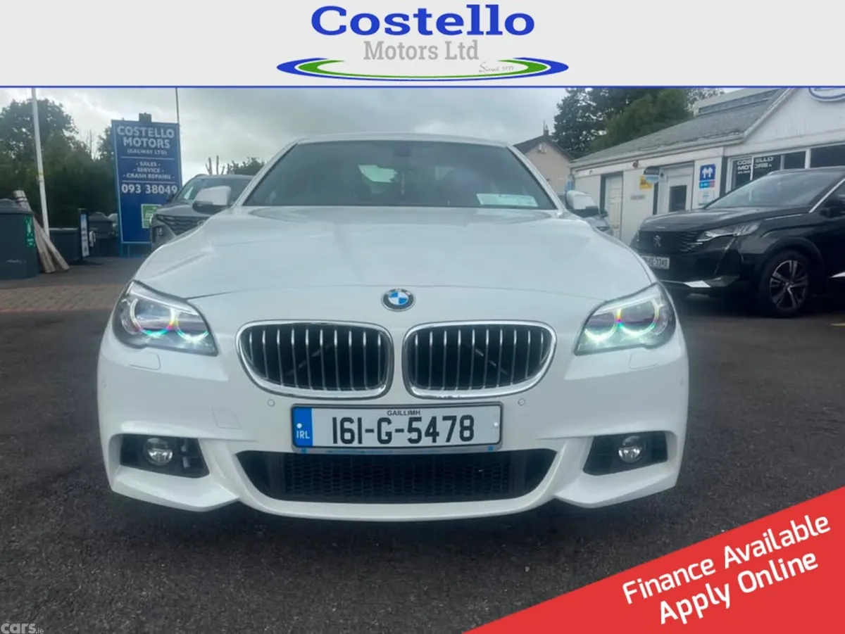 BMW 5-Series Saloon, Diesel, 2016, White